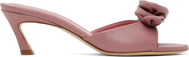 Blumarine Pink Juliet Heeled Sandals