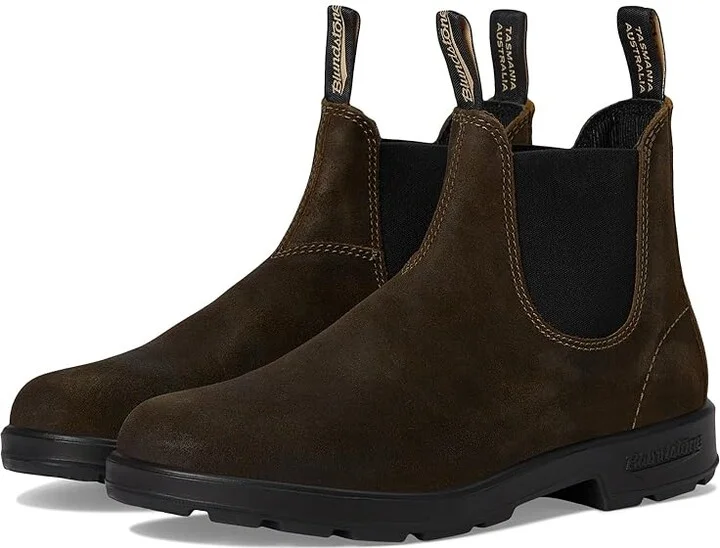 Blundstone BL1615 Boots Olive Suede : AU 6 (US Men's 7 - US Women's 9) Medium, Leather