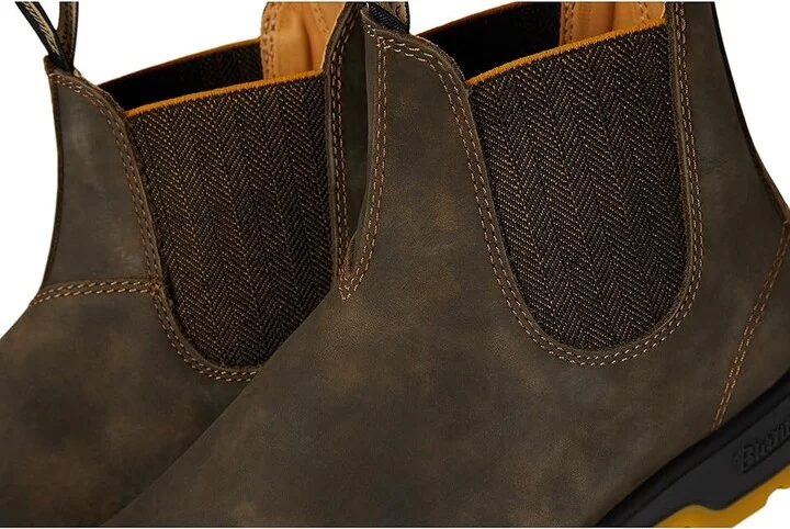 Blundstone BL1944 Boots Rustic Brown/Mustard : AU 13 (US Men's 14) Medium, Leather - Image 7