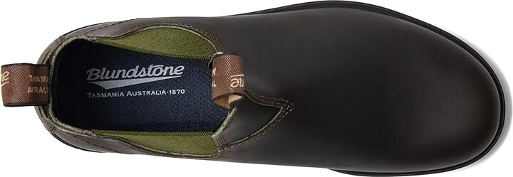 Blundstone BL519 Boots Stout Brown/Green : AU 6 (US Men's 7 - US Women's 9) Medium, Leather - Image 2