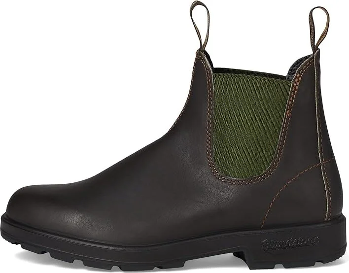 Blundstone BL519 Boots Stout Brown/Green : AU 6 (US Men's 7 - US Women's 9) Medium, Leather - Image 6