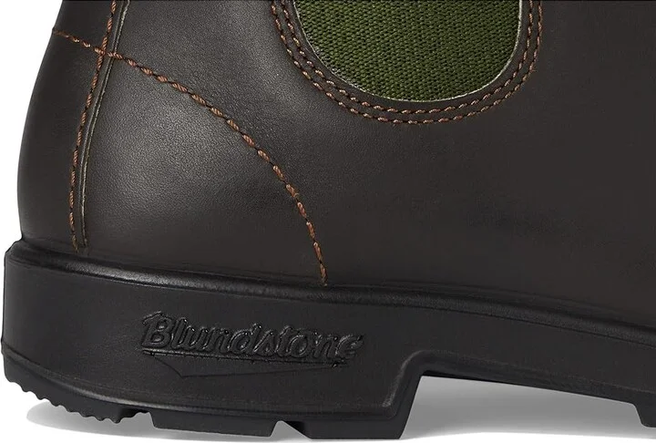 Blundstone BL519 Boots Stout Brown/Green : AU 6 (US Men's 7 - US Women's 9) Medium, Leather - Image 7