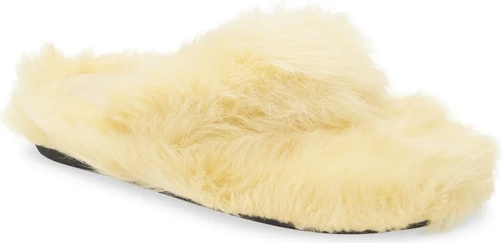 Blurr Shearling Flip Flop