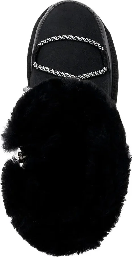 Blurred lace-up snow boots - Image 4