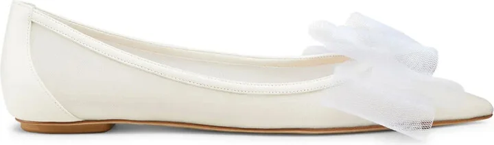 Blushing Bow ballerina shoes