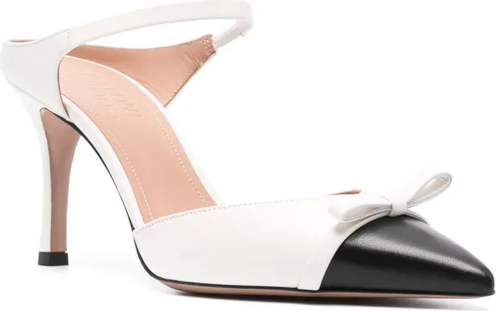 Blythe 80mm leather mules - Image 2