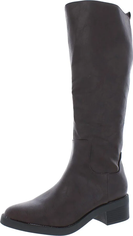 Blythe Womens Round Toe Riding Boot Knee-High Boots