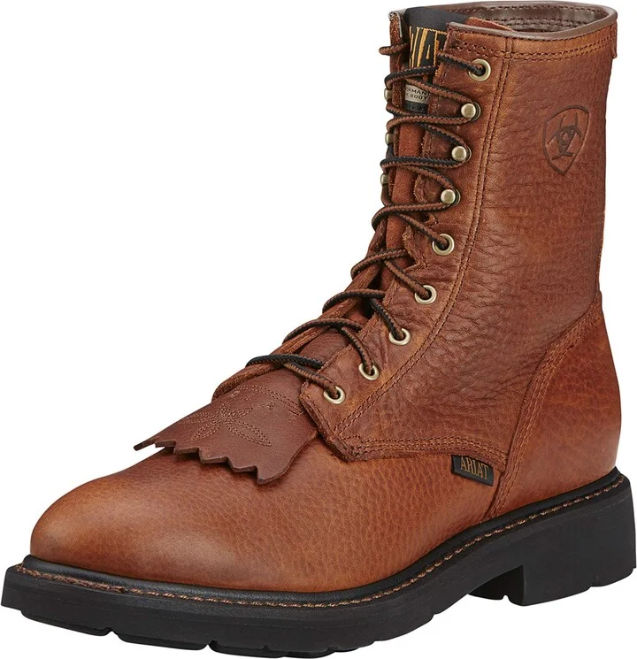 BMVY9 Mens Cascade 8" Work Boot Sunshine Wildcat 10 Narrow