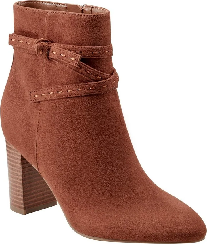 BNOCORN2 Womens Zipper Faux Suede Booties