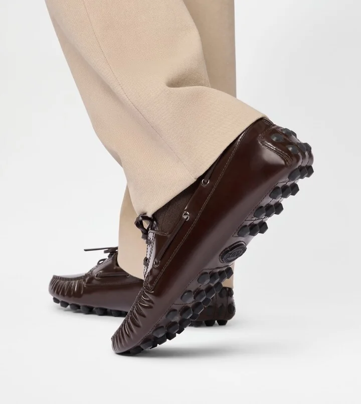 Boat Gommino Bubble in Leather - Image 7