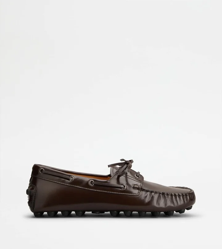 Boat Gommino Bubble in Leather