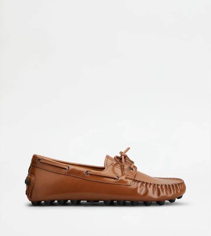 Boat Gommino Bubble in Leather
