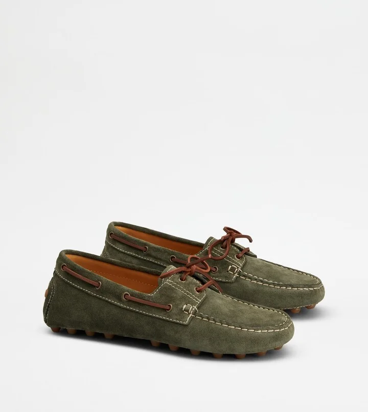Boat Gommino Bubble in Suede - Image 2
