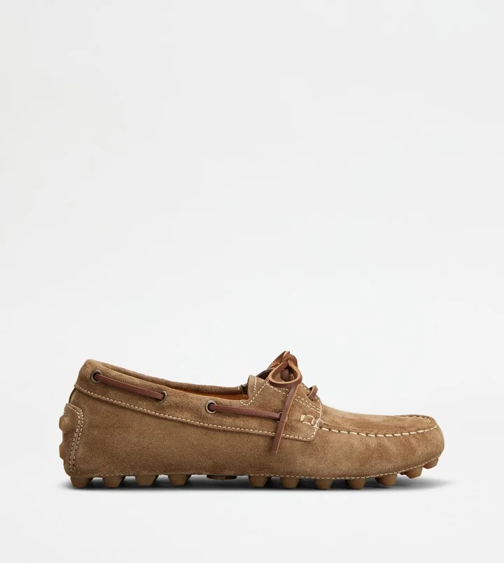 Boat Gommino Bubble in Suede