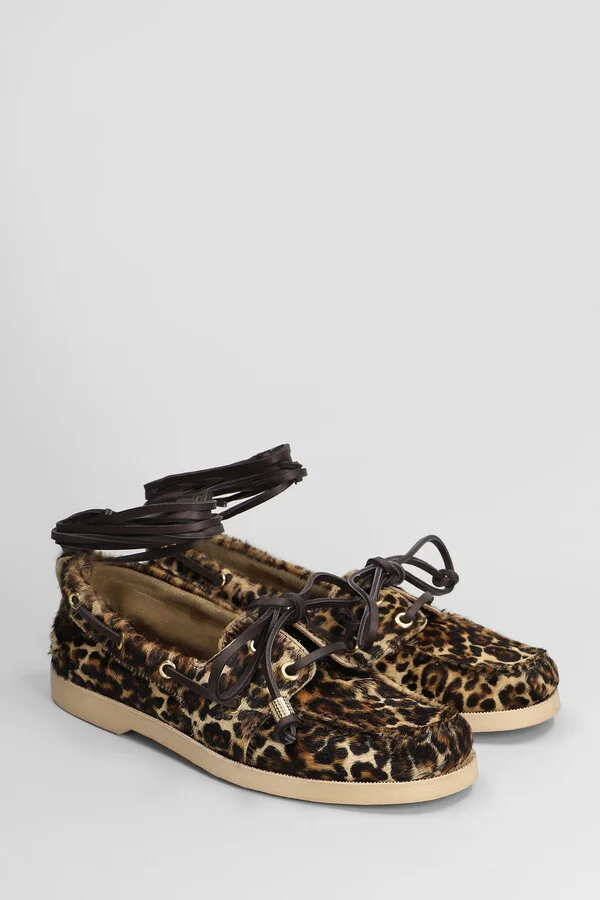 Boat Loafers In Animalier Pony Skin - Image 2
