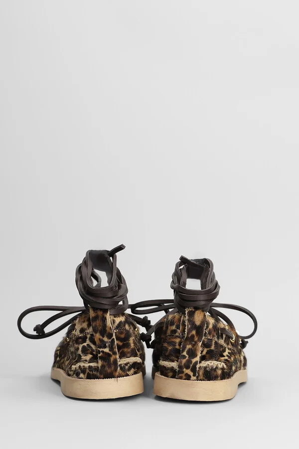 Boat Loafers In Animalier Pony Skin - Image 4