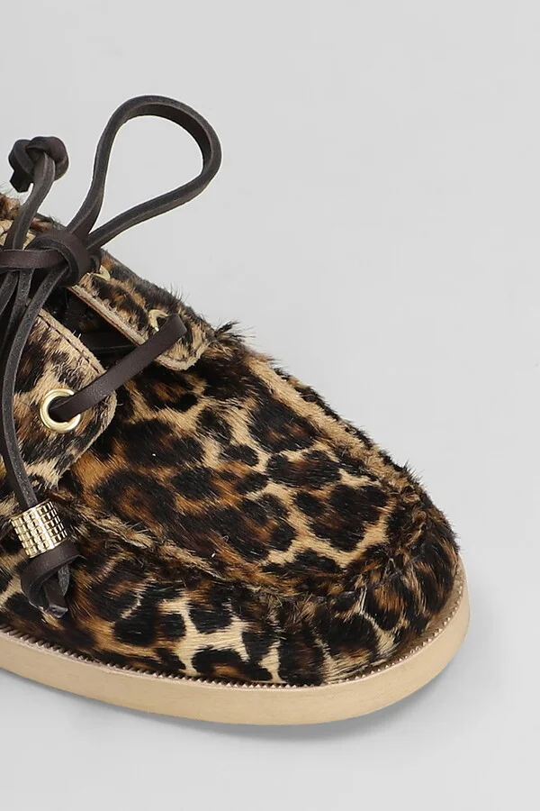 Boat Loafers In Animalier Pony Skin - Image 5