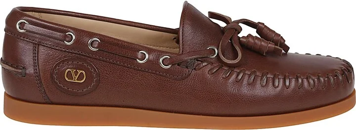 Boat Shoe Palm Avenue Bufalo/antique Brass Logo/rs