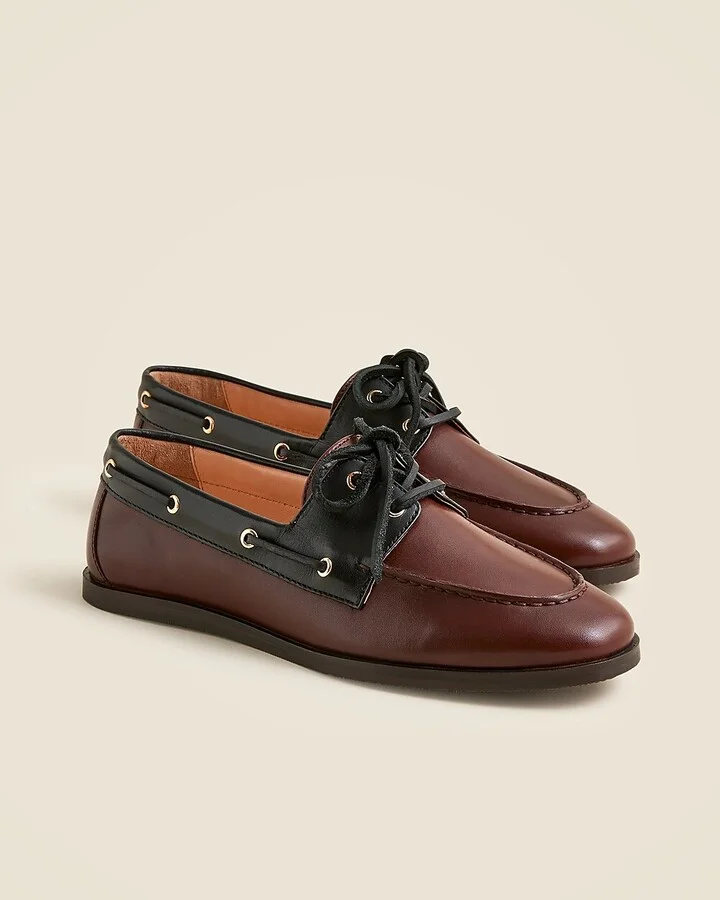 Boat shoes in leather - Image 2