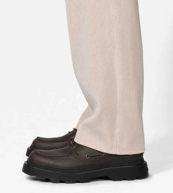 Boat Shoes in Leather - Image 6