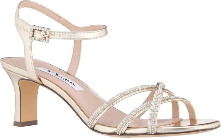 Bobby Embellished Ankle Strap Sandal