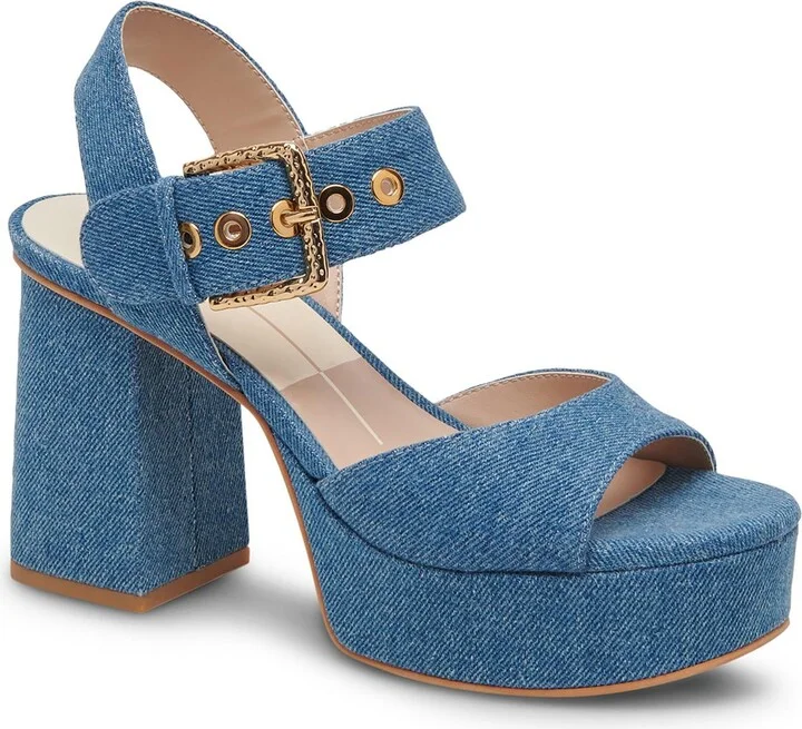 Bobby Womens Suede Ankle Strap Block Heel