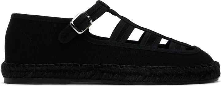Bode Black Peggy Espadrilles