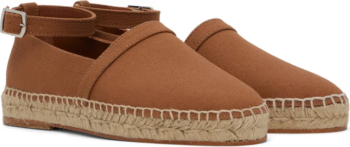 Bode Brown Ankle Strap Espadrilles - Image 4