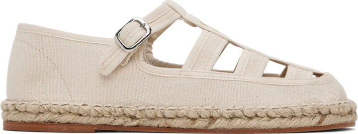 Bode Off-White Peggy Espadrilles