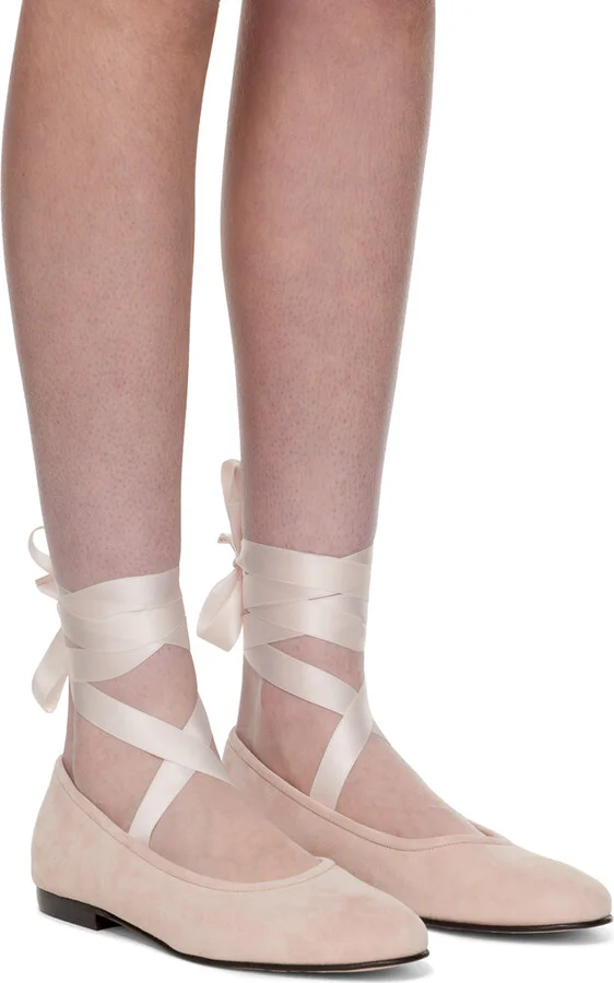Bode Pink Musette Ballerina Flats - Image 4