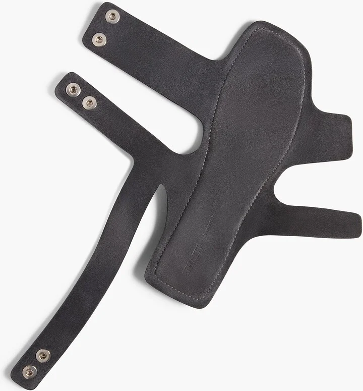 Boden Sandal in Black Leather with Silver Studs - Image 4