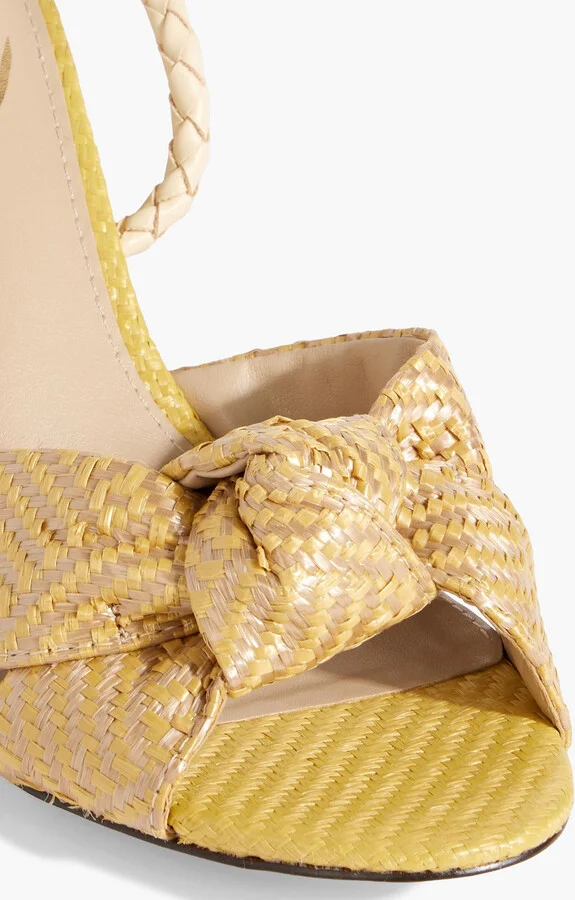 Bodhi knotted faux raffia sandals - Image 4