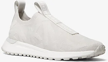 Bodie Logo Embossed Stretch Knit Slip-On Trainer