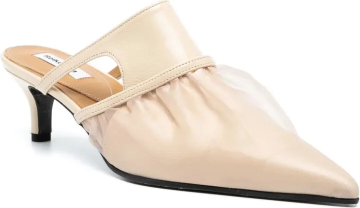 Boe 60mm leather mules - Image 2