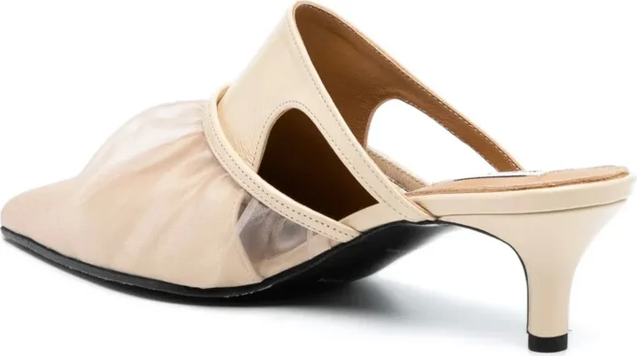 Boe 60mm leather mules - Image 3