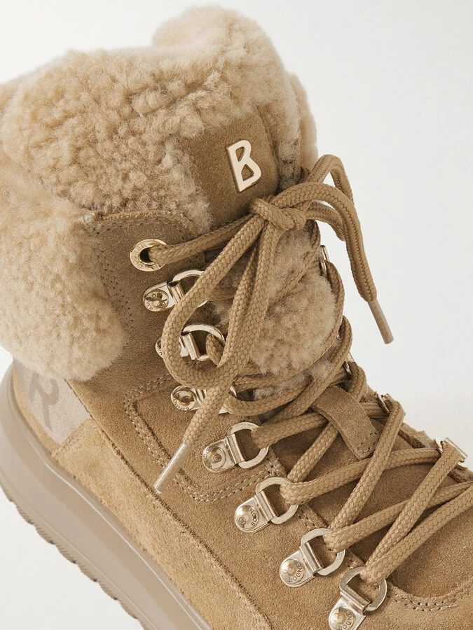 BOGNER - Antwerp 17 Shearling-lined Suede Boots - Brown - Image 4