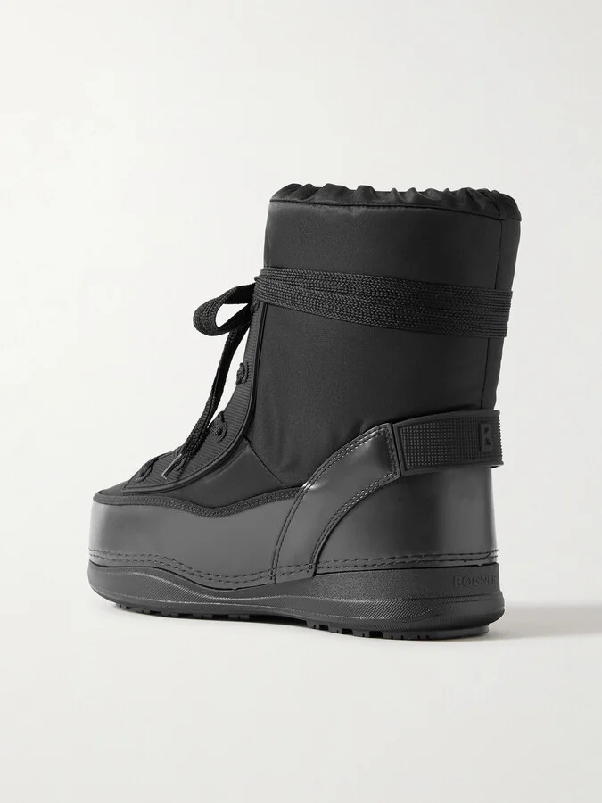 BOGNER - La Plagne 13 Leather-trimmed Shell Boots - Black - Image 3
