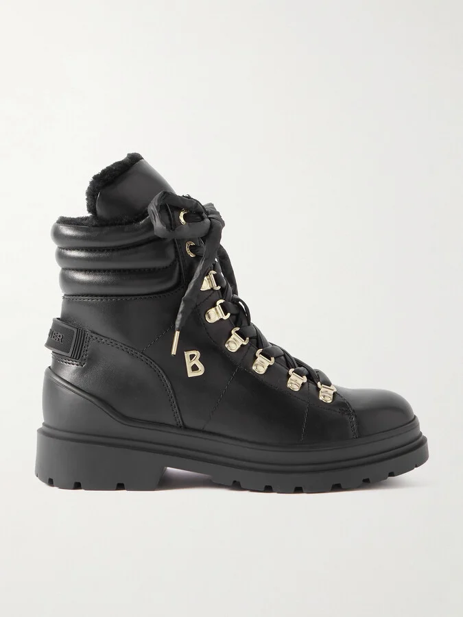 BOGNER - St. Moritz 14 Shearling-lined Leather Ankle Boots - Black