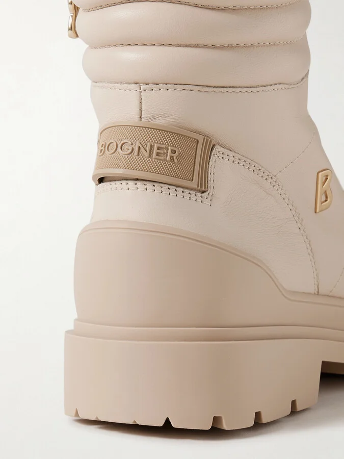 BOGNER - St. Moritz 14 Shearling-lined Leather Ankle Boots - Neutrals - Image 4