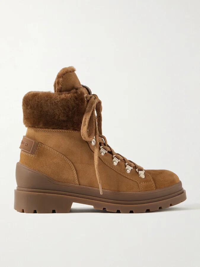 BOGNER - St. Moritz 18 Shearling-lined Suede Ankle Boots - Brown