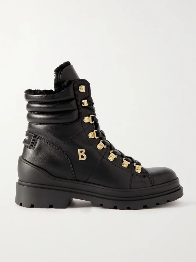 BOGNER - St. Moritz 9 Shearling-lined Leather Ankle Boots - Black