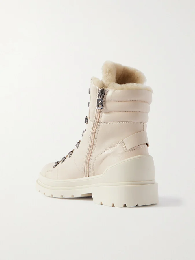 BOGNER - St. Moritz 9 Shearling-lined Leather Ankle Boots - Neutrals - Image 3