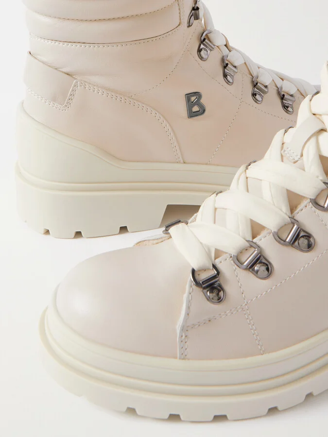 BOGNER - St. Moritz 9 Shearling-lined Leather Ankle Boots - Neutrals - Image 4