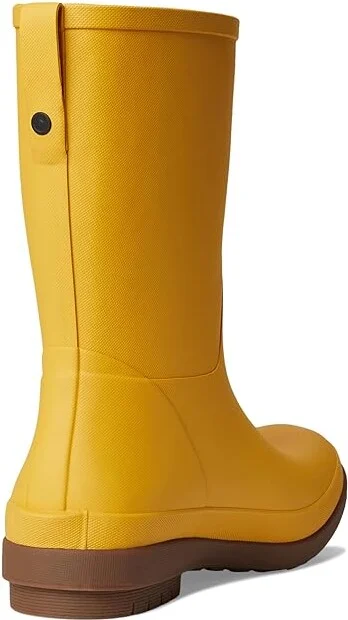 Bogs Amanda II Mid Women's Rain Boots Mustard : 6 M, Rubber - Image 4