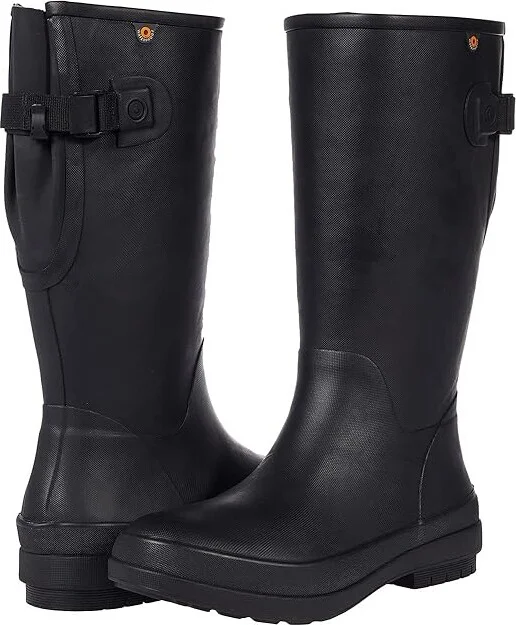 Bogs Amanda II Tall Women's Shoes Black : 6 B - Medium, Rubber