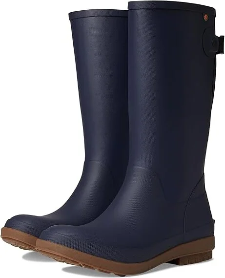 Bogs Amanda II Tall Women's Shoes Navy : 6 B - Medium, Rubber