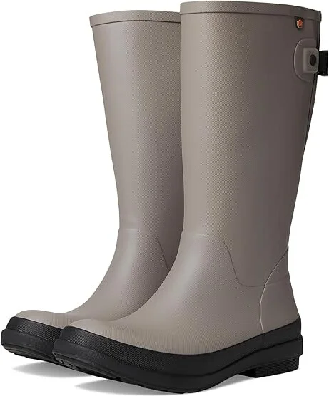 Bogs Amanda II Tall Women's Shoes Taupe : 6 B - Medium, Rubber