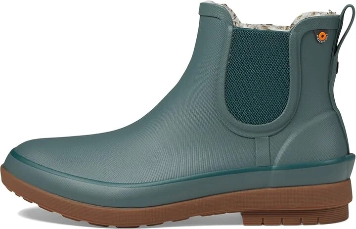 Bogs Amanda Plush II Chelsea Women's Shoes Dark Spruce : 6 B - Medium, Synthetic - Image 5