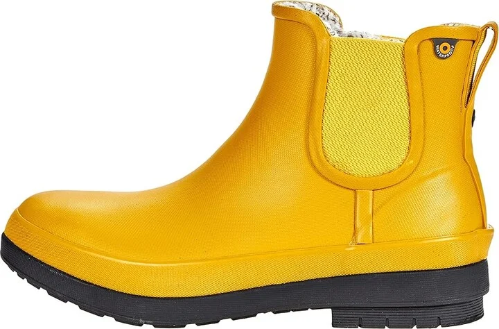 Bogs Amanda Plush II Chelsea Women's Shoes Saffron : 12 B - Medium, Synthetic - Image 6