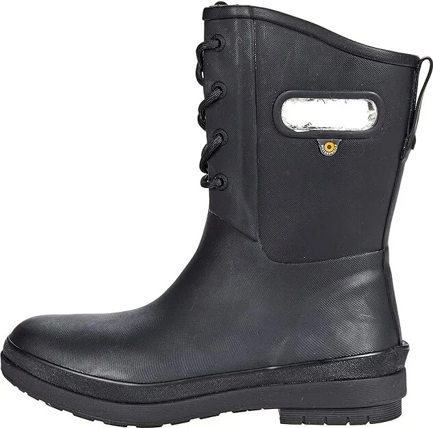 Bogs Amanda Plush II Lace Women's Shoes Black : 6 B - Medium, Synthetic - Image 6